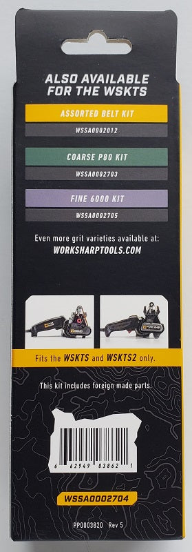 Work Sharp Sharpeners Replacement Belt Kit WSSA0002704