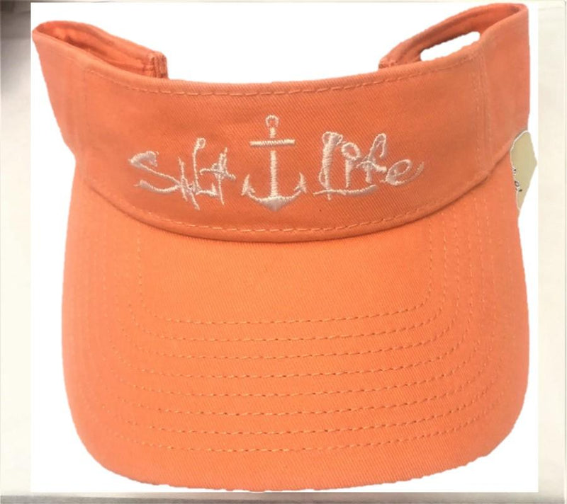 Salt Life Women's Visor Signature Anchor SLG242 Papaya