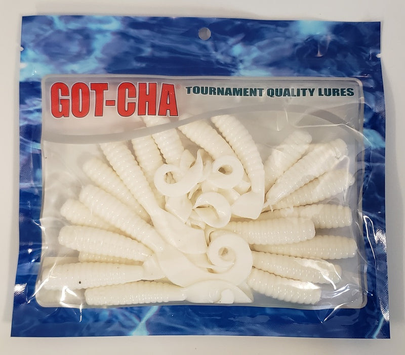 Sea Striker Got-Cha Curltail Grub White