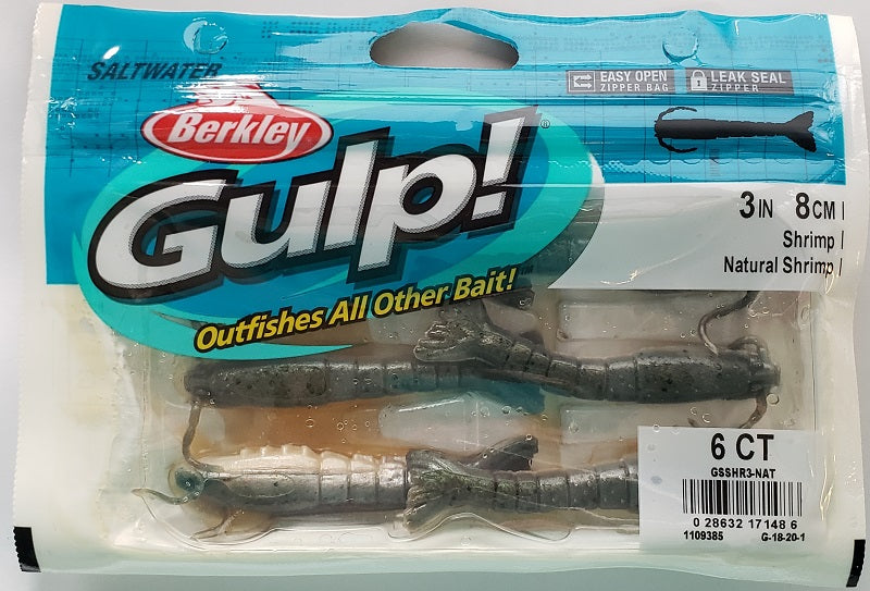 berkley fishing baits & Berkley Gulp! 3" Shrimp
