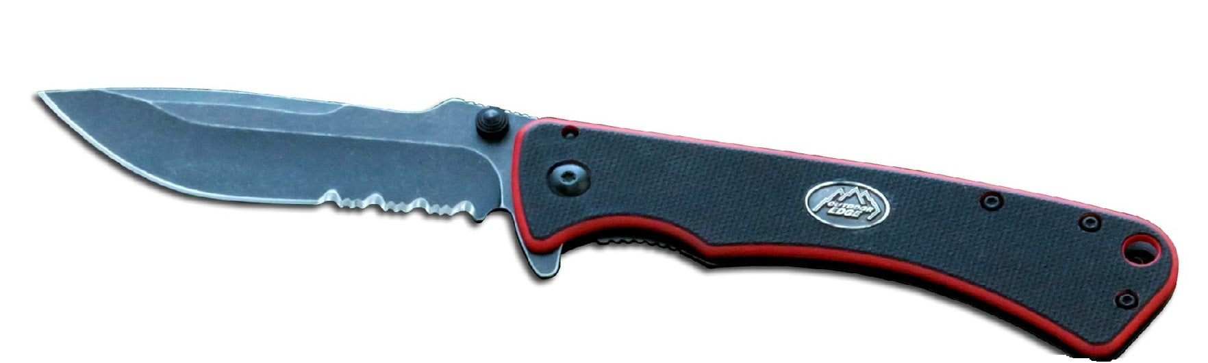 Outdoor Edge Divide Partially Serrated Knife DV-10SC 