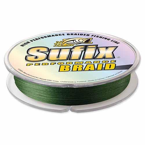 Sufix 832 Braid Advanced Superline 40lb 300 Yards Lo-Vis Green