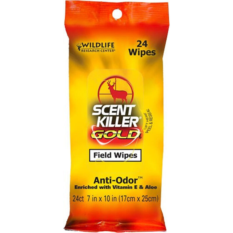 Wildlife Research Center Scent Killer Gold Field Wipes 24pk